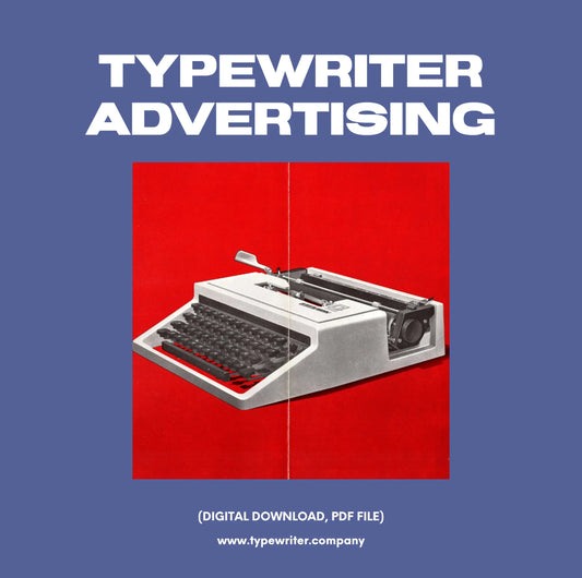 Original Vintage Ad for Typewriter Olivetti Dora, PDF in Spanish - ElGranero Typewriter.Company