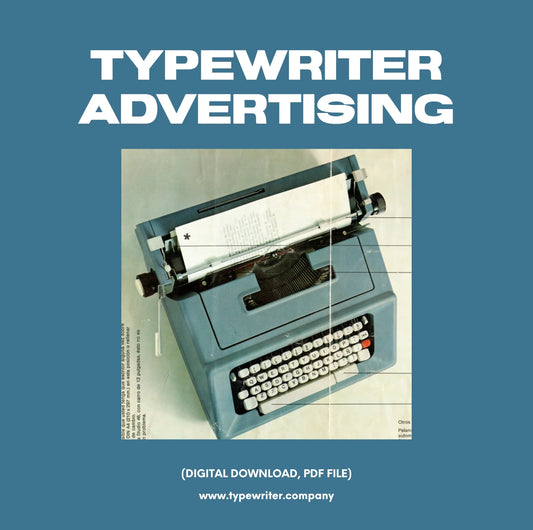 Original Vintage Ad for Typewriter Olivetti Studio 46, PDF in Spanish - ElGranero Typewriter.Company
