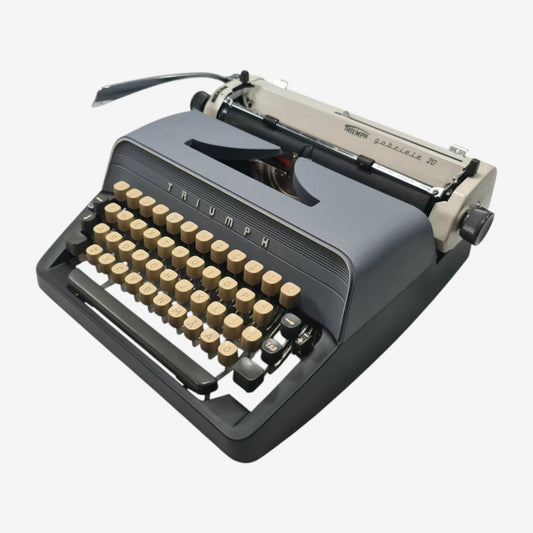 Adler Gabrielle 20 Manual Vintage Typewriter, QWERTY, Refurbished - ElGranero Typewriter.Company