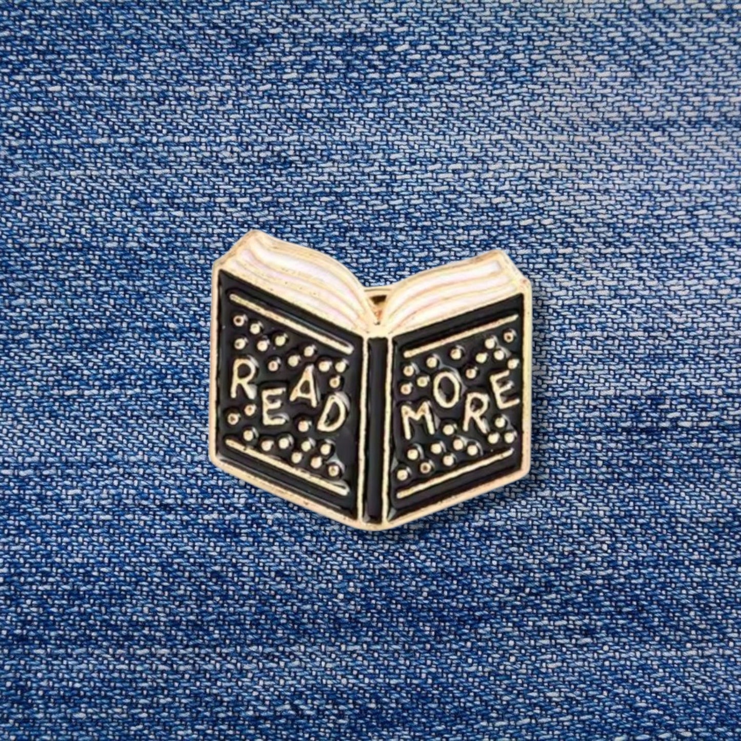 Vintage Enamel Pin - Gift for Writer -  Souvenir - Books