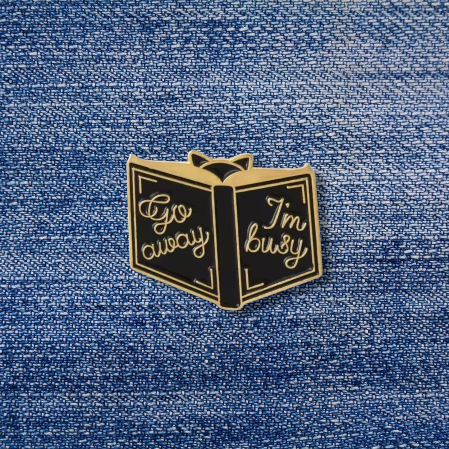 Vintage Enamel Pin - Gift for Writer -  Souvenir - Books & Cats