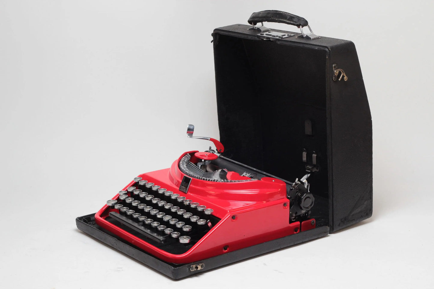 RARE Olivetti Ico MP1 Red Vintage Manual Typewriter, Serviced - ElGranero Typewriter.Company
