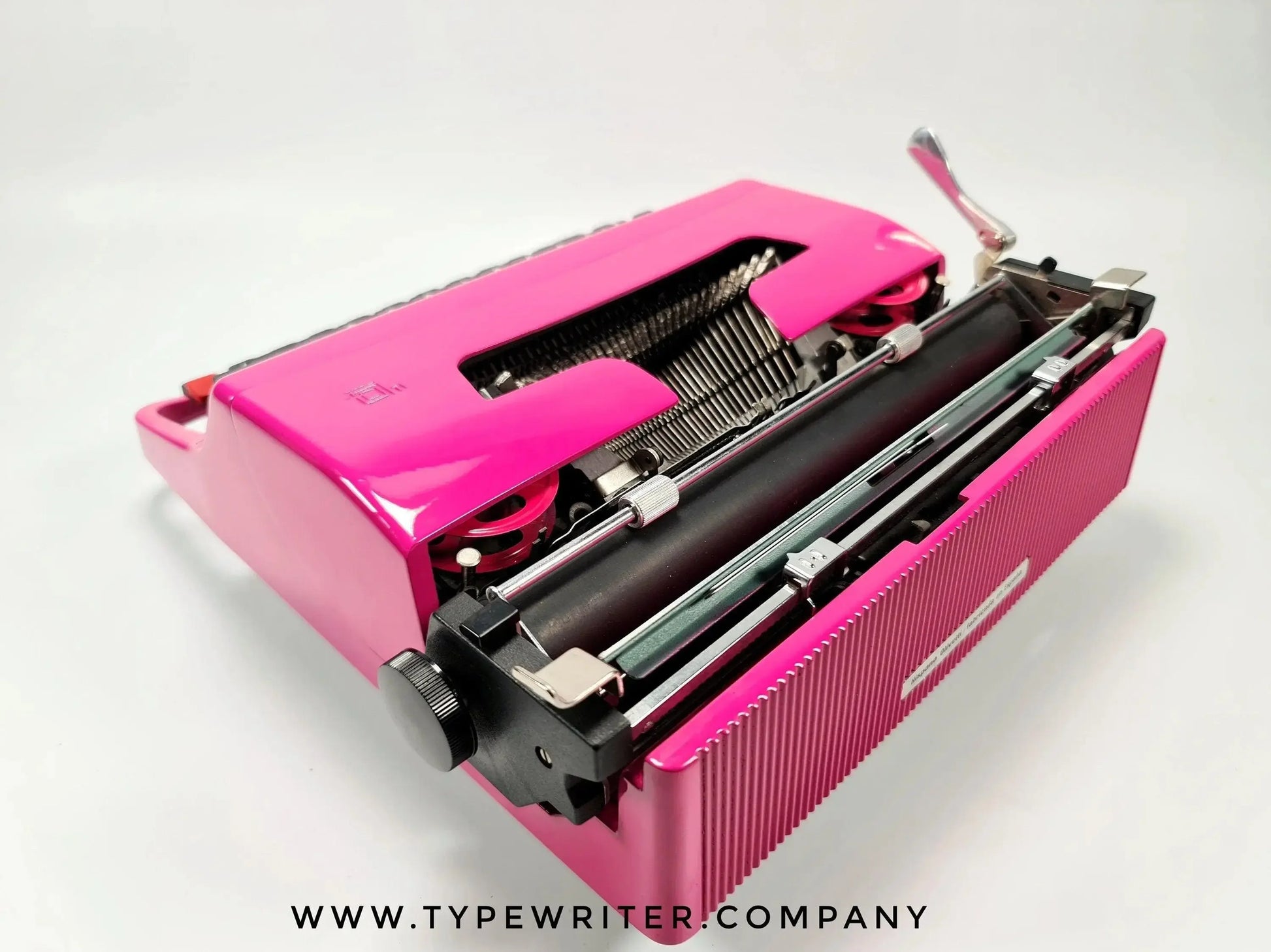 RESERVED! Olivetti Lettera 32 CUSTOM MADE ORANGE Vintage Manual Typewriter, Restored - ElGranero Typewriter.Company