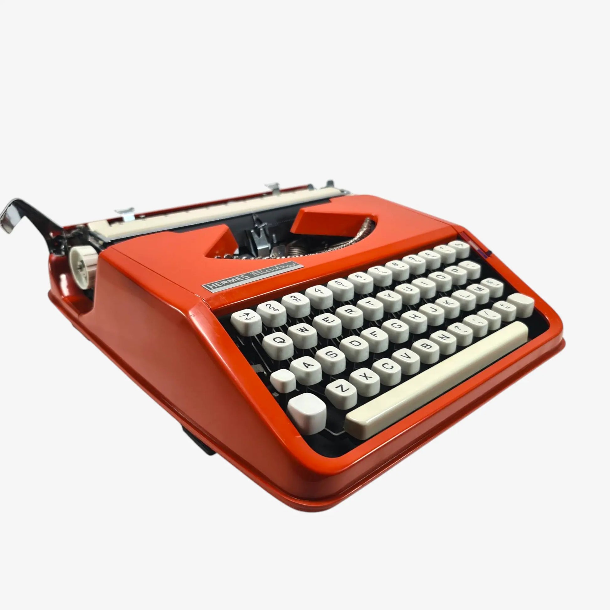 Cursive font typewriter - Hermes Baby Orange, Vintage Manual