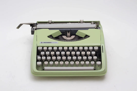 SOLD! Hermes Baby, manual vintage portable classic typewriter for sale - ElGranero Typewriter.Company