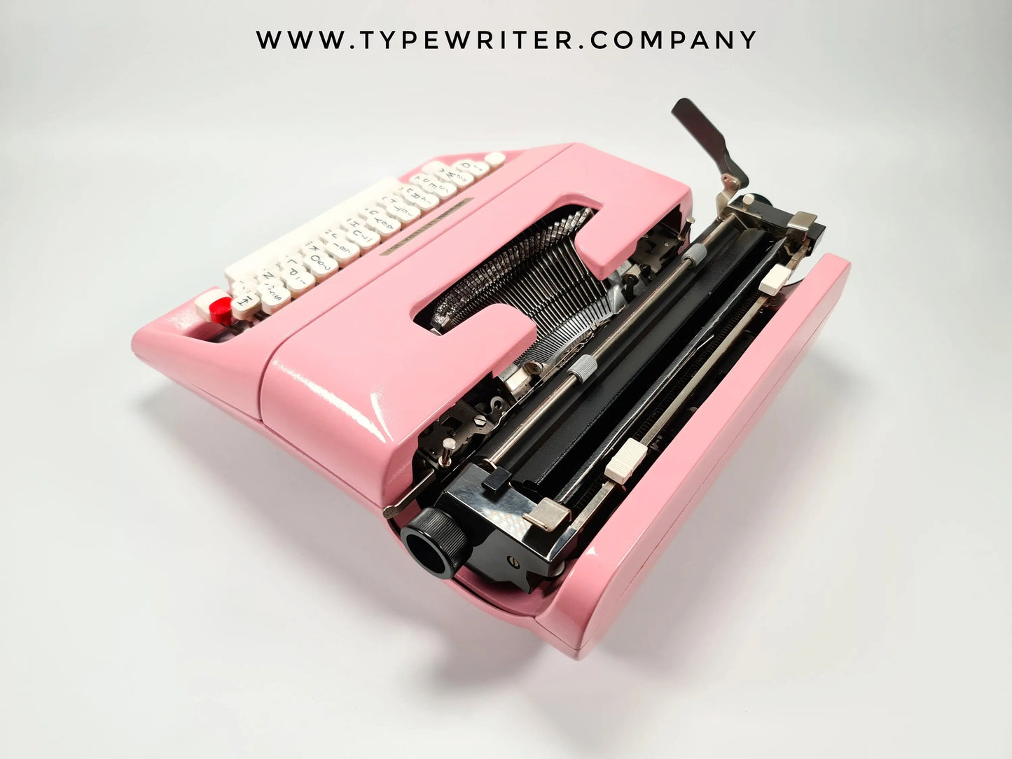 SALE! - Limited Edition Olivetti Lettera 35 Orchid Pink, Vintage, Mint Condition, Professionally Serviced - ElGranero Typewriter.Company