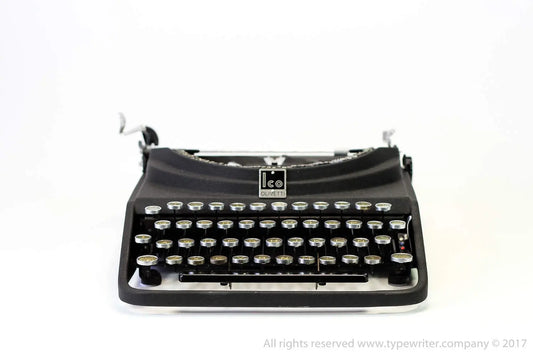 SALE! - Olivetti ICO MP1 Original Black Typewriter, Vintage, Professionally Serviced - ElGranero Typewriter.Company