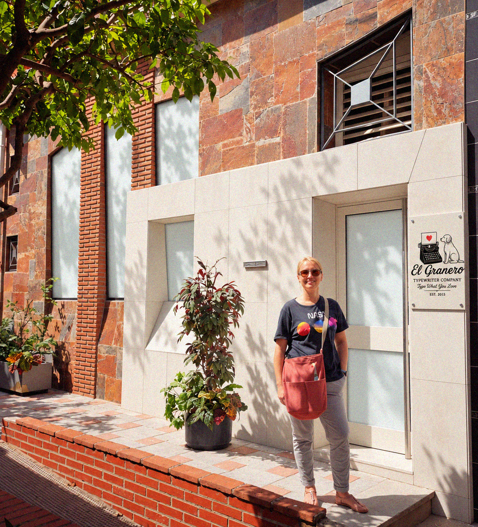Ania, CEO of Typewriter Company El Granero