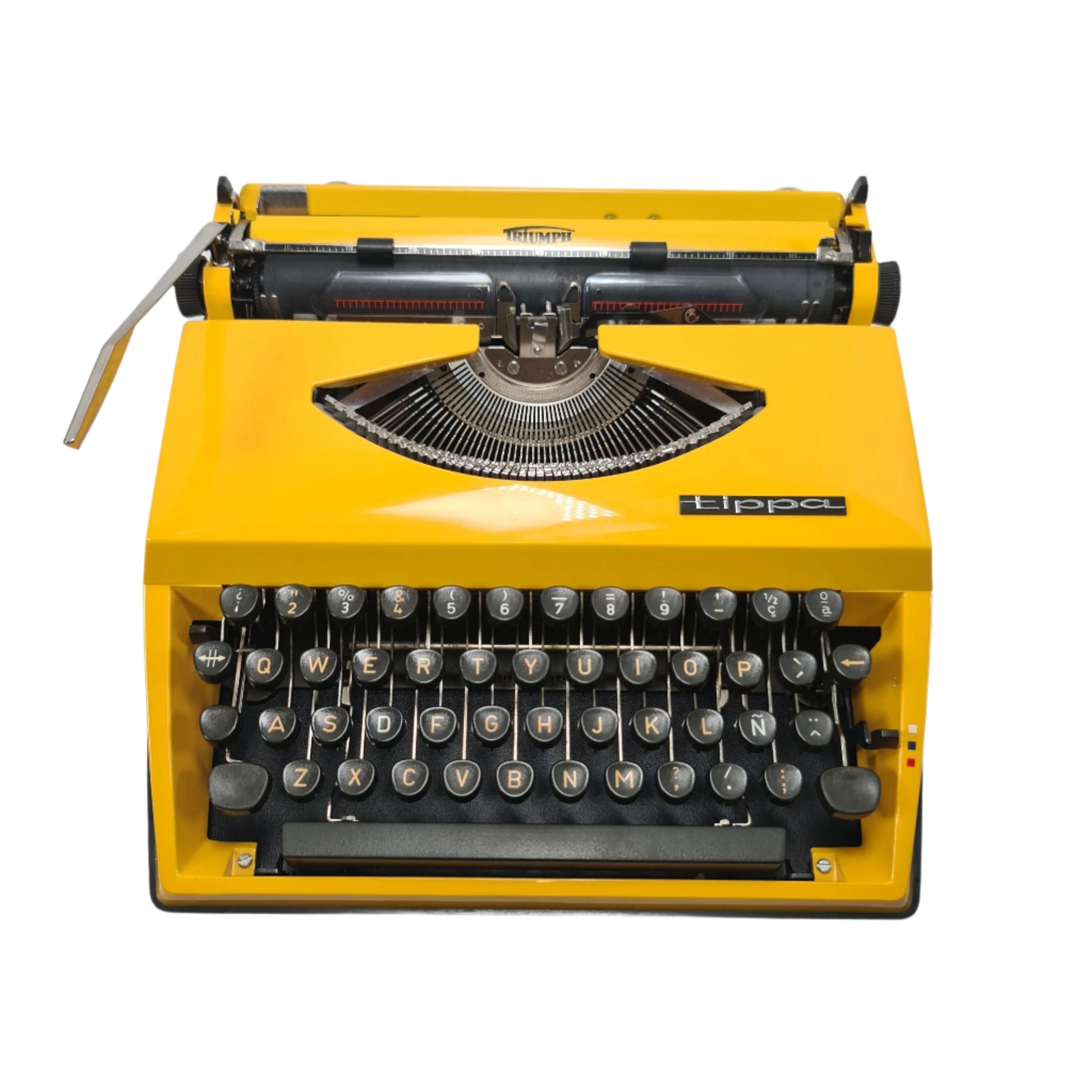 Triumph Contessa, Green Manual Vintage Typewriter, AZERTY, Serviced (Copy) ElGranero Typewriter.Company