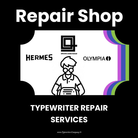 Typewriter Repair Shop - Restoration and Repair Services Taller Charlot