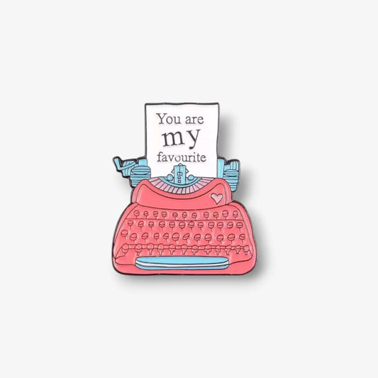 Vintage Typewriter Enamel Pin - Gift for Writer -  Souvenir - Typewriter Pin ElGranero Typewriter.Company