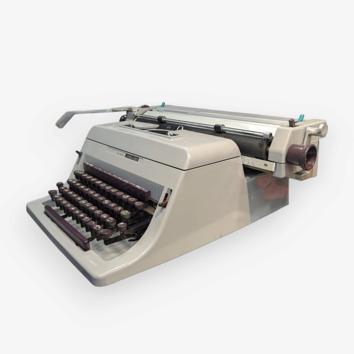 Olivetti Linea 88 Gray, Vintage Manual Standard Typewriter, Serviced