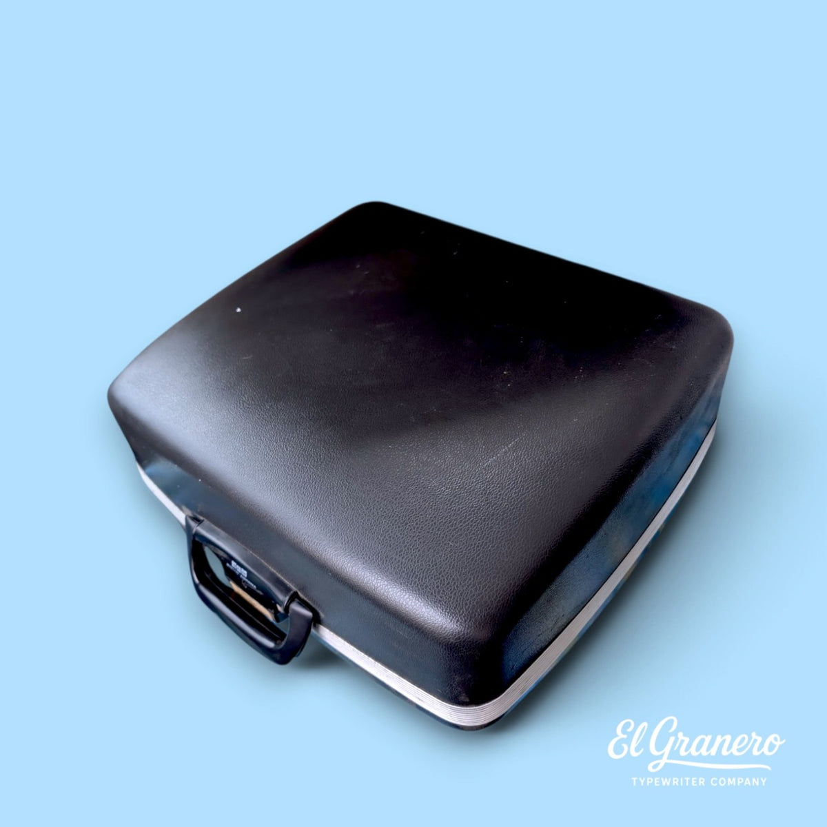 Original hard carrying case for Smith-Corona Sterling vintage portable typewriter